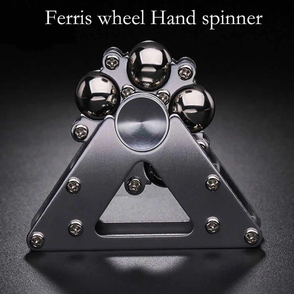 Double Pendulum Fidget Spinner Foldable Metal Antistress Hand Spinner Adult Toys Gyroscope Stress Reliever Toy for Kids Gift