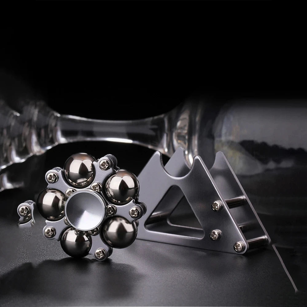 Double Pendulum Fidget Spinner Foldable Metal Antistress Hand Spinner Adult Toys Gyroscope Stress Reliever Toy for Kids Gift