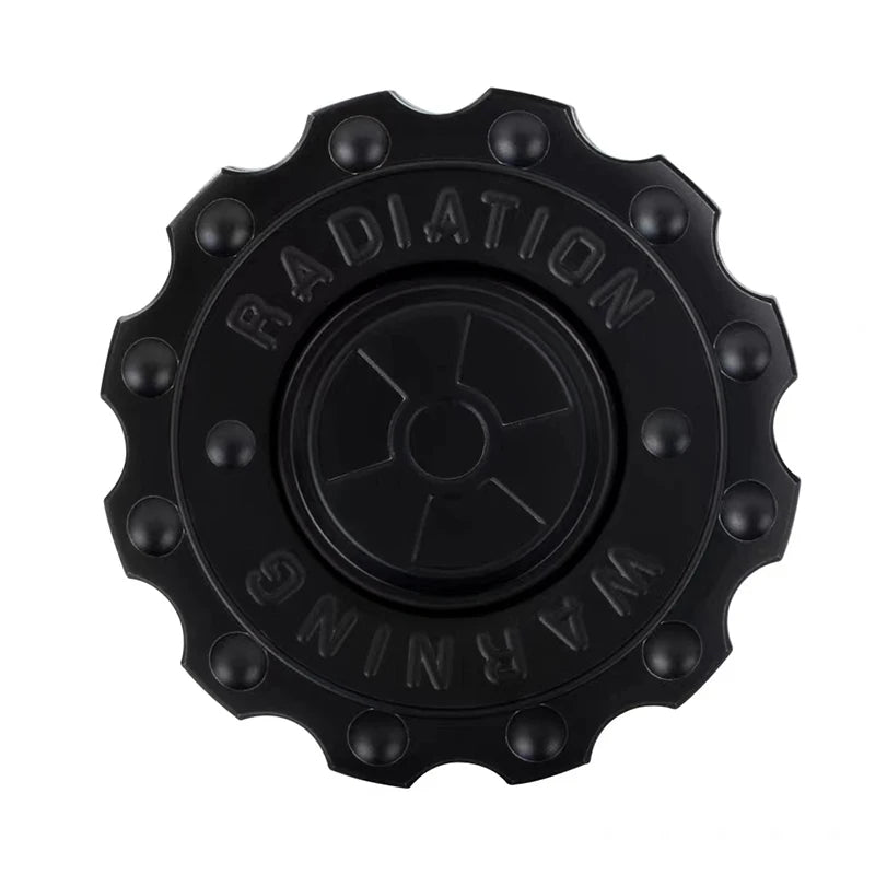 Radiation Warning Fidget Slider Spinner EDC Gear Hand Spinner Clicker Adult Fidget Toy ADHD Tool Anti-Anxiety Stress Relief Toys