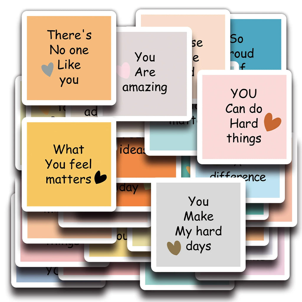 30Pcs Unique Positive Cards,Inspirational and Motivational Cards for Him Her Mini Encouragement Affirmation Cards Party Supplies