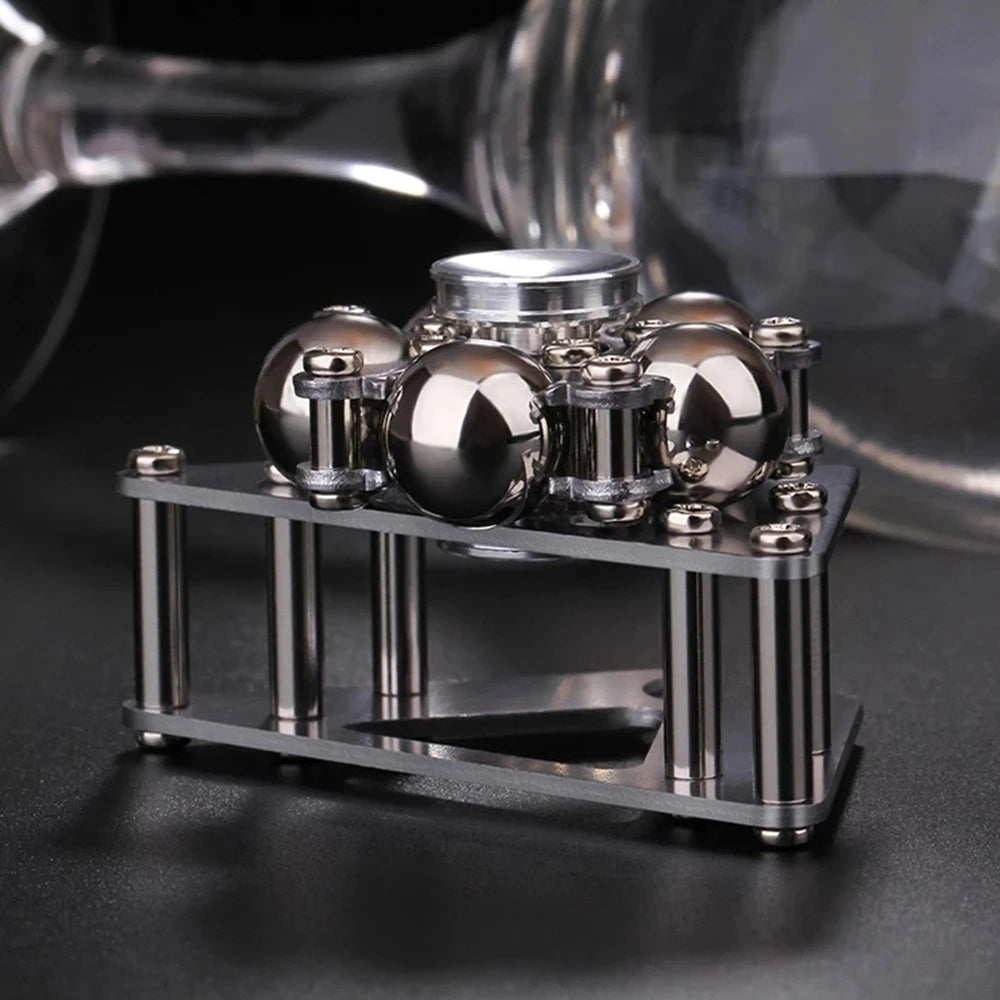 Double Pendulum Fidget Spinner Foldable Metal Antistress Hand Spinner Adult Toys Gyroscope Stress Reliever Toy for Kids Gift